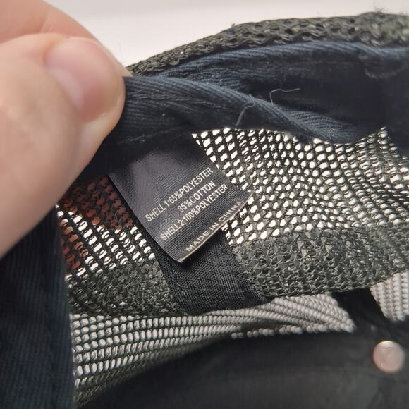 SFA Snapback Trucker Hat Gray One Size Adjustable Embroidered 6 Panel Richardson - Picture 10 of 10